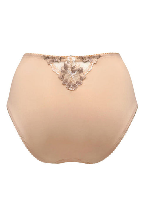 Pour Moi Sofia Lace Embroidered Deep Brief 3834
